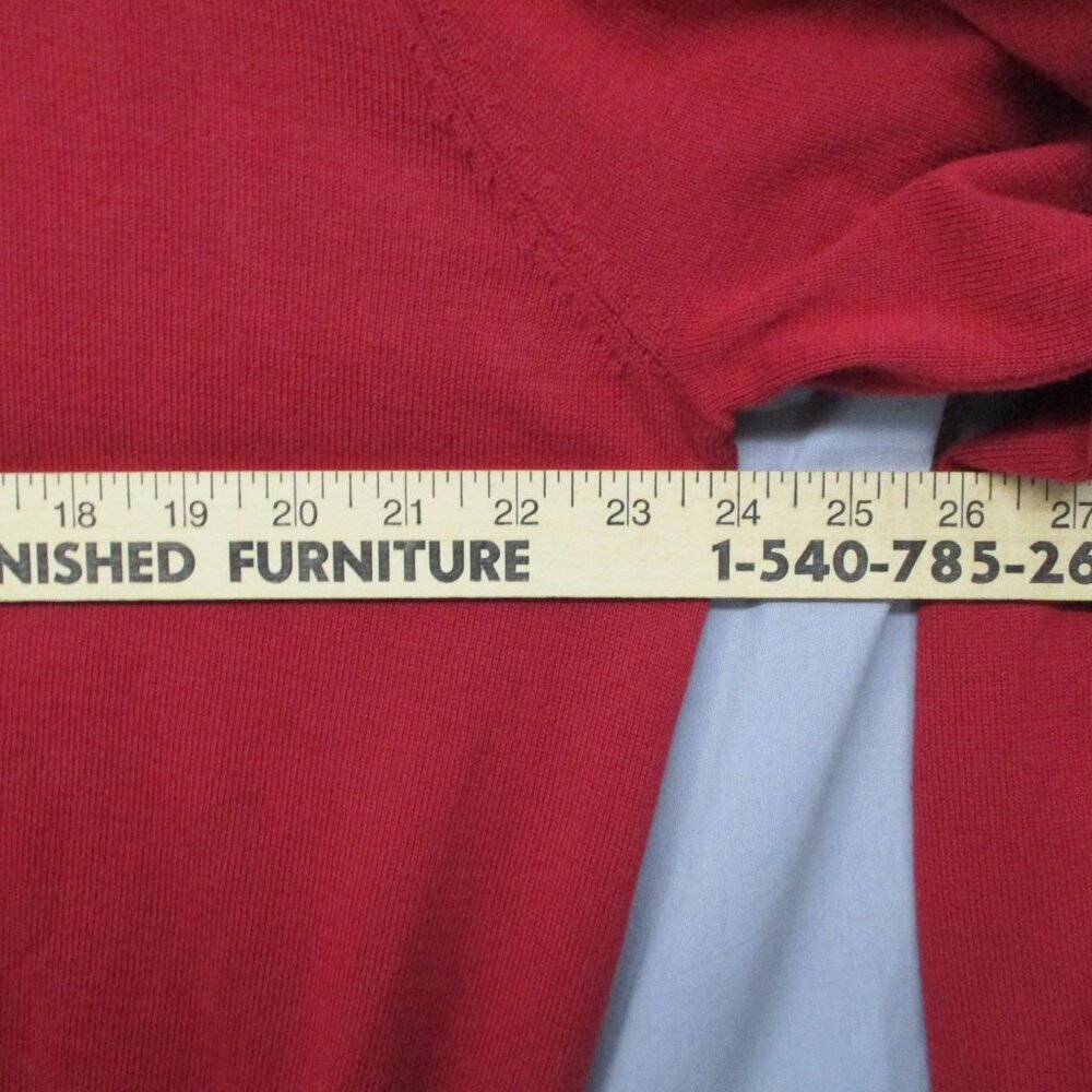 Nautica Men Henley Mock Neck Sweater 100% Cotton Red Men Size | XXL - Picture 6 of 11